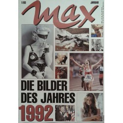 Max Magazin Nr.1 / Januar 1993 - Die Bilder des Jahres 1992