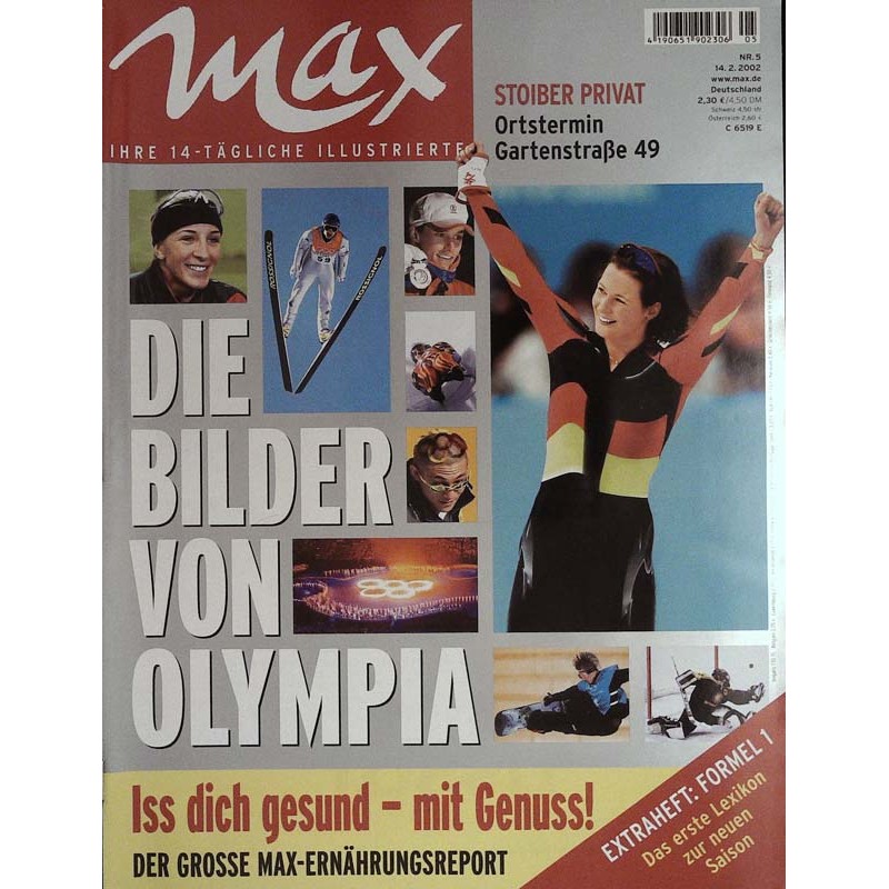 Max Magazin Nr.5 / 14 Februar 2002 - Die Bilder von Olympia