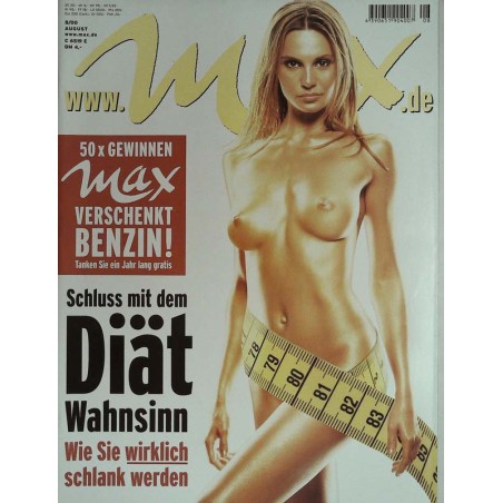 Max Magazin Nr.8 / August 2000 - Schluss mit dem Diät Wahnsinn