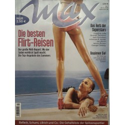 Max Magazin Nr.7 / 24 Juni 2004 - Die besten Flirt Reisen