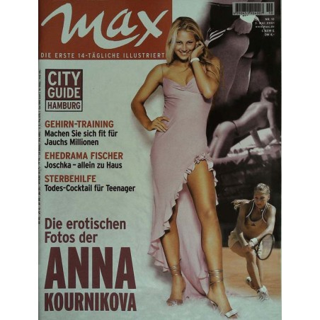 Max Magazin Nr.10 / 3 Mai 2001 - Anna Kournikova