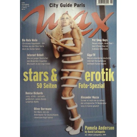 Max Magazin Nr.11 / November 1999 - Stars & Erotik