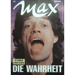 Max Magazin Nr.9 / September 1991 - Rolling Stones
