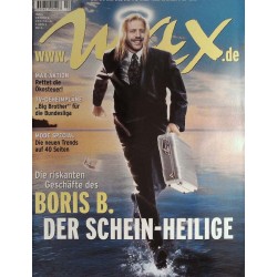 Max Magazin Nr.10 / Oktober 2000 - Boris Becker der Scheinheilige
