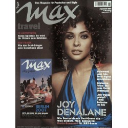 Max Magazin Nr.2 / Februar 2007 - Joy Denalane