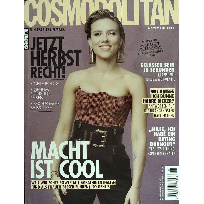 Cosmopolitan 11/November 2023 - Scarlett Johansson
