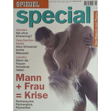 Spiegel Special Nr.5 / Mai 1998 - Mann und Frau gleich Krise