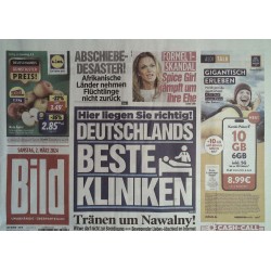 Bild Zeitung Samstag, 2 März 2024 - Deutschlands beste Kliniken