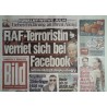 Bild Zeitung Donnerstag, 29 Februar 2024 - RAF Terroristen