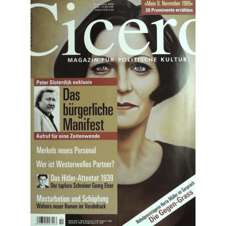 Cicero / November 2009 - Nobelpreisträgerin Herta Müller