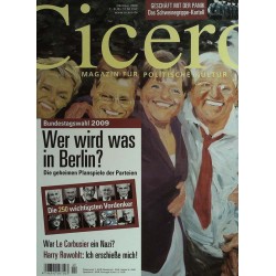 Cicero / Oktober 2009 - Bundestagswahl