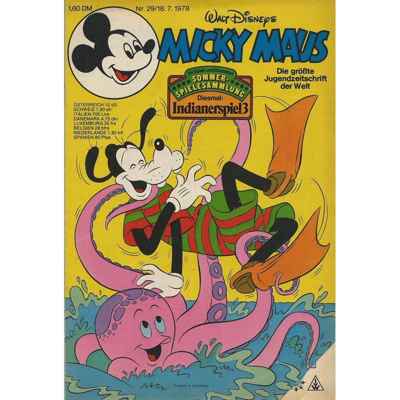 Micky Maus Nr. 29 / 18 Juli 1978 - Indianerspiel 3