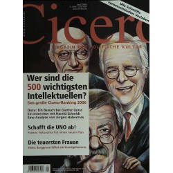Cicero / April 2006 - Wer sind die 500 wichtigsten Intellektuellen?