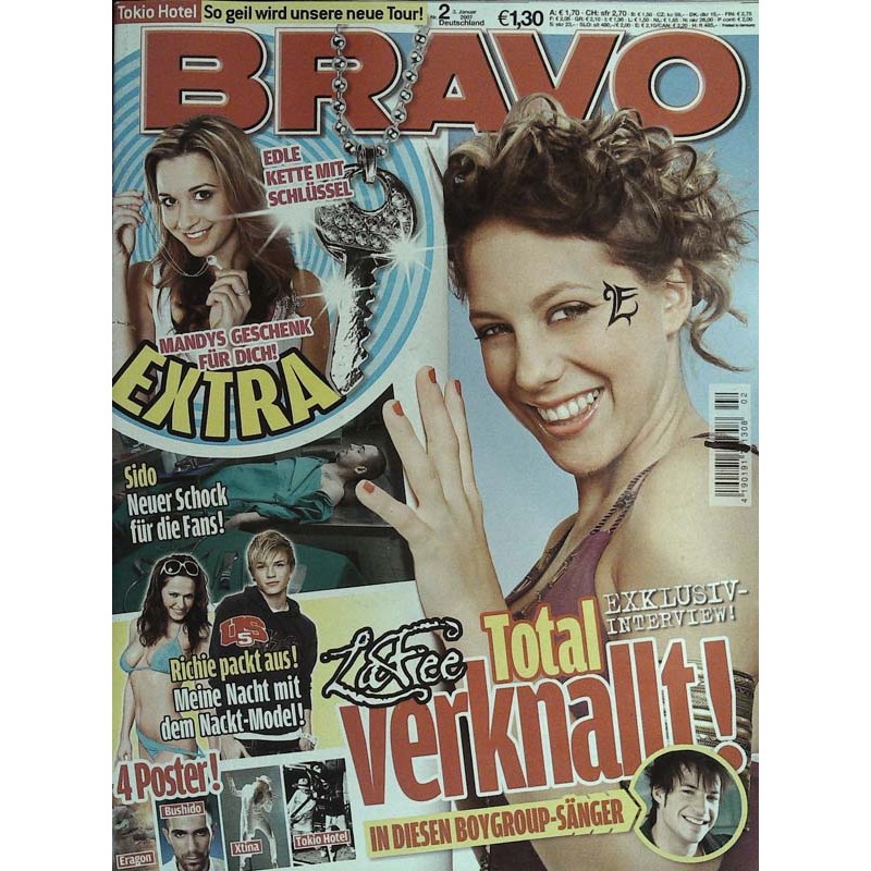 BRAVO Nr.2 / 3 Januar 2007 - LaFee total verknallt!