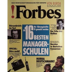 Forbes Nr. 1/Januar von 1992 - Die 16 besten Manager-Schulen