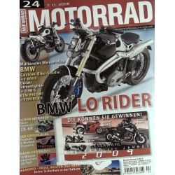 Das Motorrad Nr.24 / 7 November 2008 - BMW Lo Rider