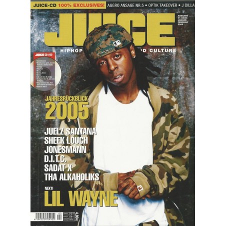 JUICE Nr.82 Januar Februar / 2006 & CD 60 - NEXT! Lil Wayne