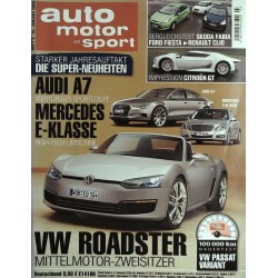 auto motor & sport Heft 3 / 15 Januar 2009 - VW Roadster