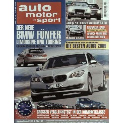 auto motor & sport Heft 4 / 29 Januar 2009 - Der neue BMW Fünfer