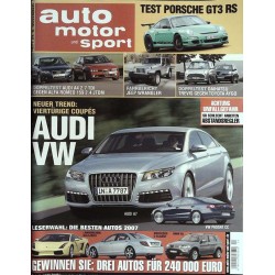 auto motor & sport Heft 24 / 8 November 2006 - Audi und VW