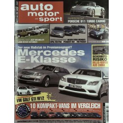 auto motor & sport Heft 14 / 20 Juni 2007 - Mercedes E-Klasse
