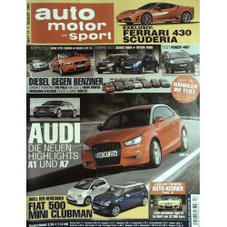 auto motor & sport Heft 17 / 1 August 2007 - Audi A1 und A7
