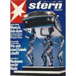 stern Heft Nr.44 / 24 Oktober 1985 - Mensch dein Auto