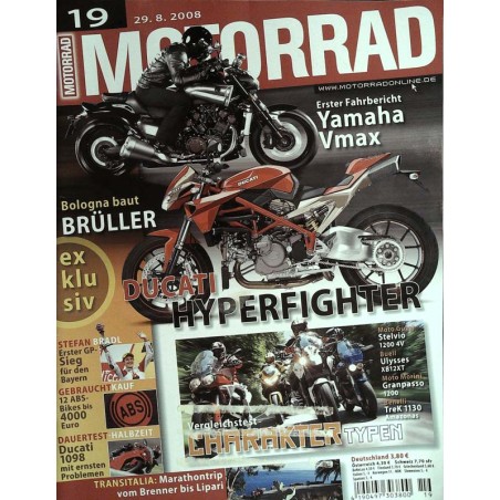 Das Motorrad Nr.19 / 29 August 2008 - Ducati Hyperfighter