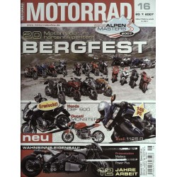 Das Motorrad Nr.16 / 20 Juli 2007 - Bergfest