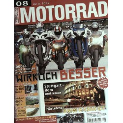 Das Motorrad Nr.8 / 27 März 2009 - 1000er Supersportler