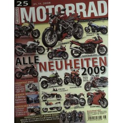 Das Motorrad Nr.25 / 21 November 2008 - Alle Neuheiten