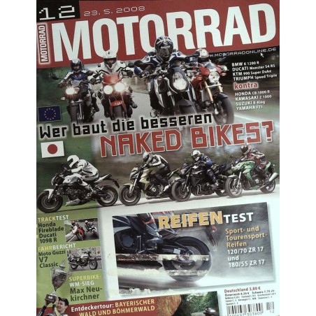 Das Motorrad Nr.12 / 23 Mai 2008 - ...bessere Naked Bikes?