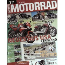 Das Motorrad Nr.17 / 1 August 2008 - Neues aus USA + England