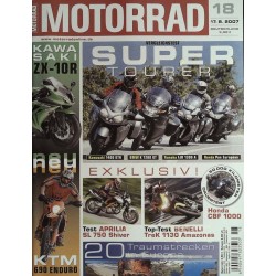 Das Motorrad Nr.18 / 17 August 2007 - Super Tourer