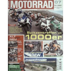 Das Motorrad Nr.7 / 16 März 2007 - Spitzentreffen der 1000er