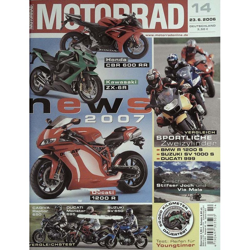 Das Motorrad Nr.14 / 23 Juni 2006 - News 2007