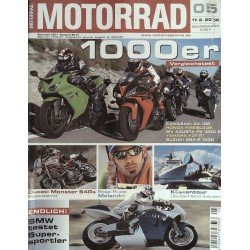 Das Motorrad Nr.5 / 17 Februar 2006 - 1000er Vergleichstest