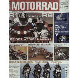 Das Motorrad Nr.2 / 5 Januar 2006 - R1 kontra R6
