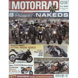 Das Motorrad Nr.9 / 13 April 2006 - 8 Power Nakeds
