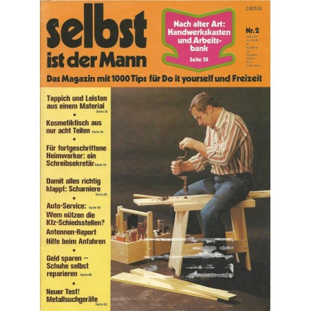 Selbst ist der Mann 2/76 Februar 1976 - Handwerkskasten & Arbeitsbank