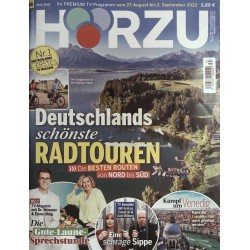 HÖRZU 34 / 27 Aug. bis 2 Sept. 2022 - Deutschlands schönste Radtouren