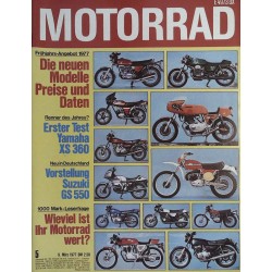 Das Motorrad Nr.5 / 9 März 1977 - Neue Modelle