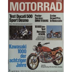 Das Motorrad Nr.7 / 6 April 1977 - Kawasaki 1000