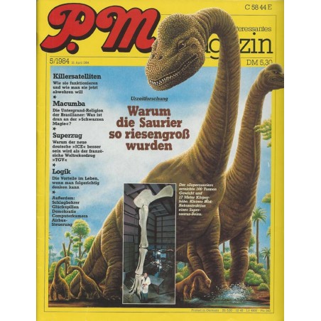 P.M. Ausgabe Mai 5/1984 - Warum die Saurier so riesengroß wurden