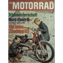 Das Motorrad Nr.7 / 4 April 1970 - Die neue Zündapp GS