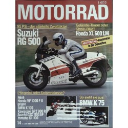 Das Motorrad Nr.14 / 3 Juli 1985 - Suzuki RG 500