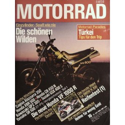 Das Motorrad Nr.16 / 31 Juli 1985 - Die schönen Wilden