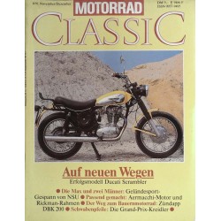 Motorrad Classic 6/91 - November/Dezember 1991 - Ducati Scrambler