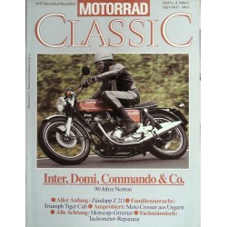 Motorrad Classic 6/92 - Nov./Dez. 1992 - 90 Jahre Norton