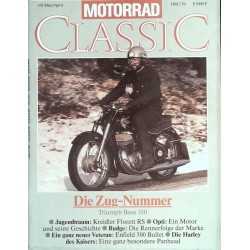 Motorrad Classic 2/91 - März/April 1991 - Triumph Boss 350